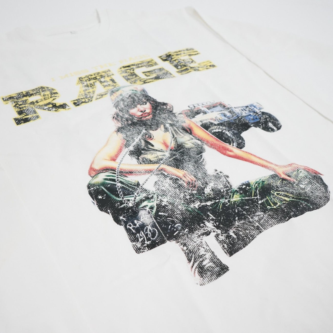 Rage Raider Long Sleeve Shirt (White)