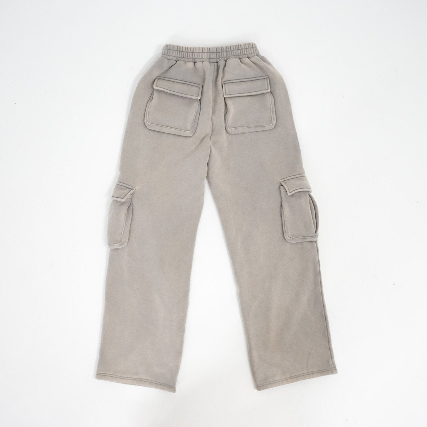 Gray Cargo Sweatpants