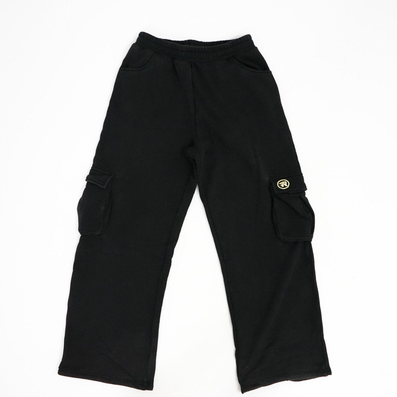 Black Cargo Sweatpants