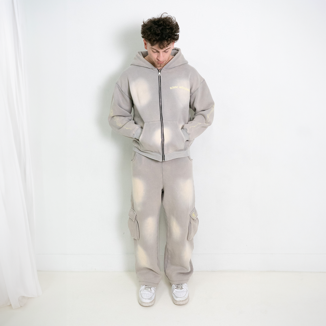 Gray Cargo Sweatpants